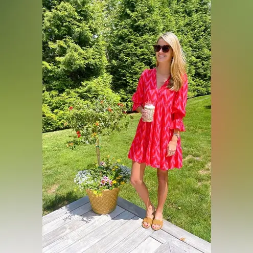 POMANDER PLACE Hot Pink Ikat Kenzo Dress size medium