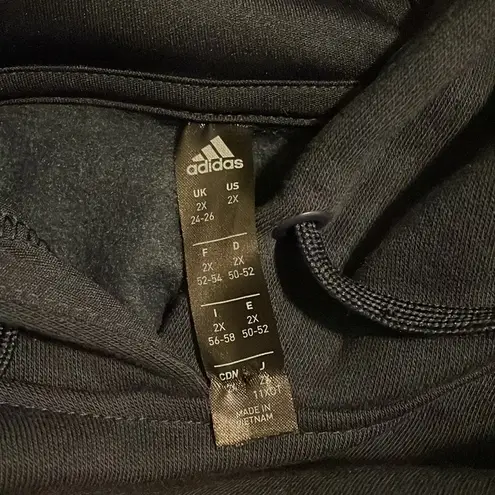 Adidas -‎ Navy Blue and pink Hoodie size medium