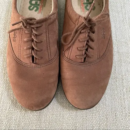 SAS Tripad Comfort Suede Shoes Brown Size 6