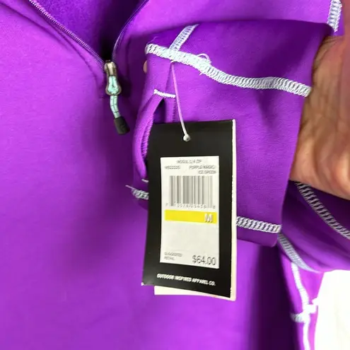 Avalanche Outdoor Women's Quarter Zip Pullover Purple Size Medium