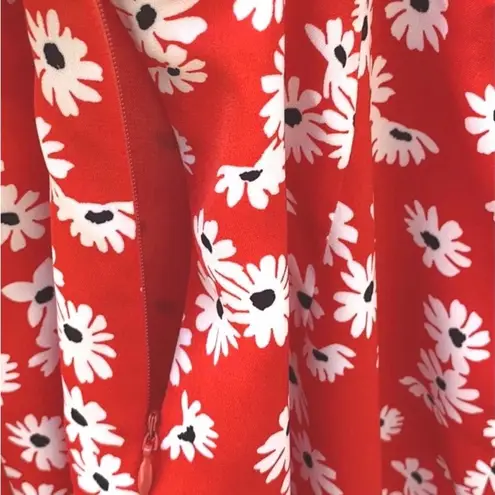 BriDGE Womens medium red Sleeveless Floral strappy spring sleeveless sun dress