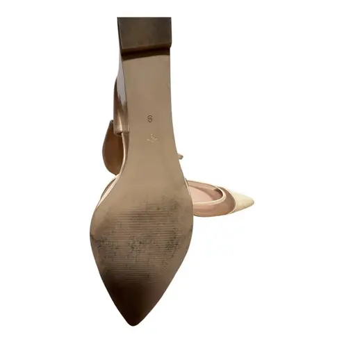 Tuckernuck Patent Leather Darcy Wedge heels Ivory Size 9