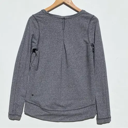 Lululemon  Women’s Exhalation Pullover Heathered Gray size 6