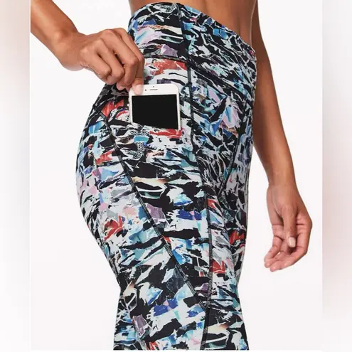 Lululemon  Break Free Tight Legging 25”Culture Clash Starlight Black Sz4 Like New