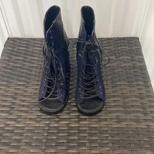 Finders Keepers hitched lace up booties