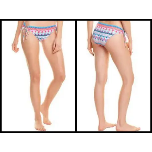 La Blanca 💕💕 Global Jive Printed Halter Bikini Top & Tie Bottoms ~ 8 NWT