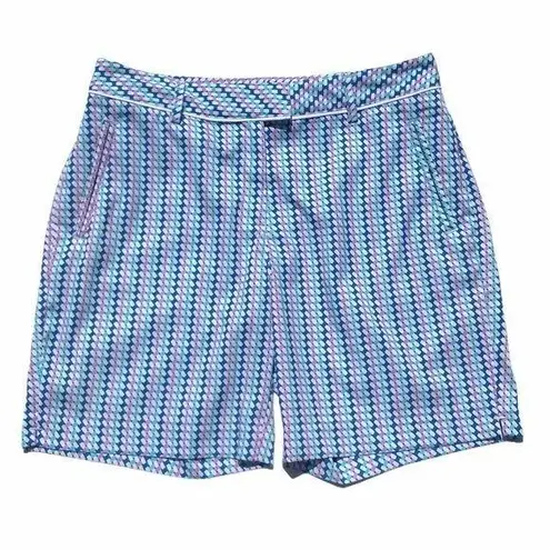 Lady Hagen 7” Multi Basket Weave Print Golf Short