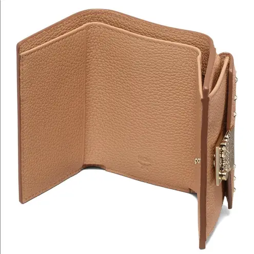 MCM Patricia Park Avenue Studded Leather Wallet