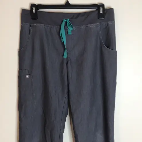 FIGS  technical collection charcoal gray scrub pants size small