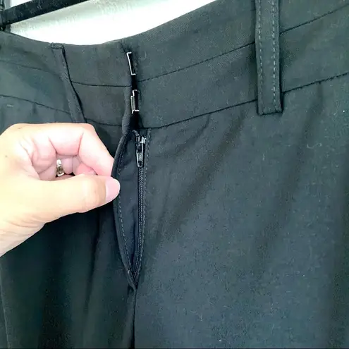 Piazza Sempione Wool Blend Black Skinny Trousers Size 2