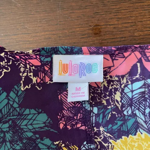 LuLaRoe  Multicolor Floral swim cover-up size m