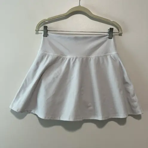 Beyond Yoga  Spacedye Tie Breaker Circle Skirt in Cloud White Size Medium‎
