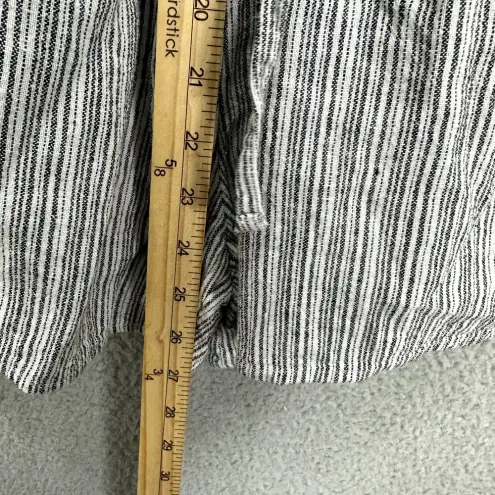 Old Navy  Romper Womens‎ Small Blue Striped Halter Pockets Linen Blend Beach Boho