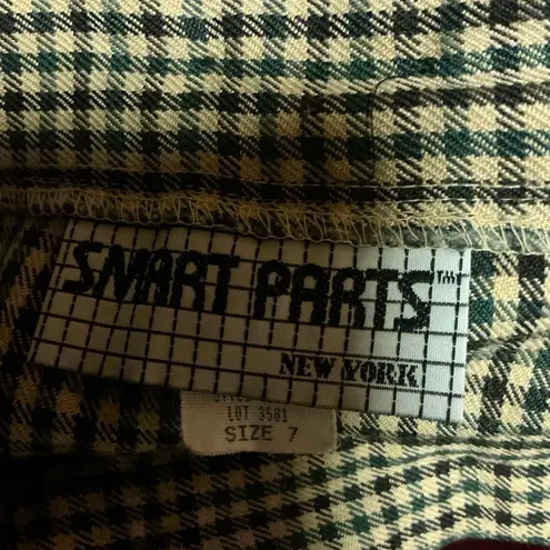 Vtg 80s smarty pants NY plaid suspender pants Size undefined