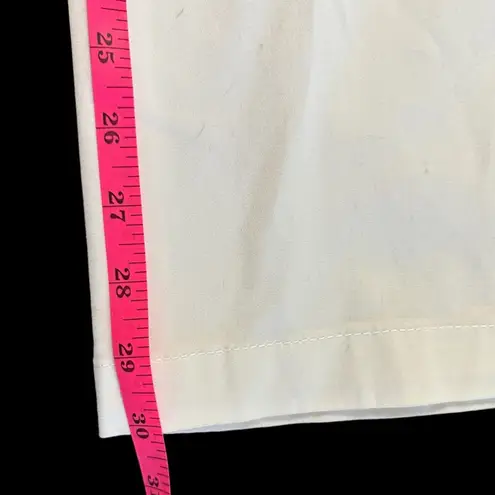 JM Collection Pants Womens White Comfort Waistband Straight Leg. Size 12S