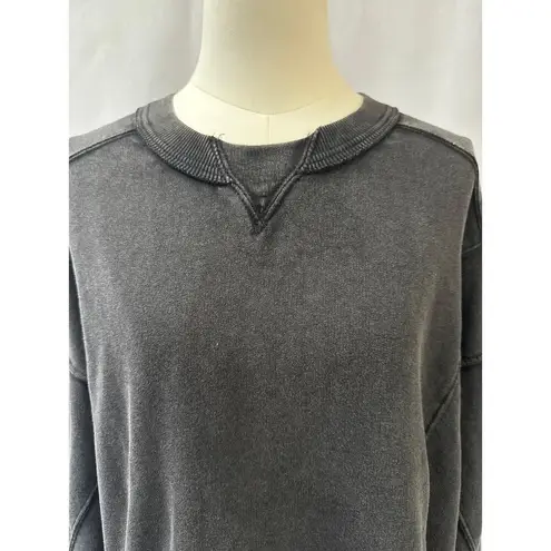 Women’s Dark Grey FP Movement X Hatch Cropped Sweater Sz S/P Gray