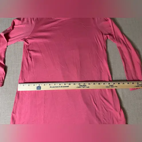 Gudrun Sjoden Pink sz MED dress organic cotton Modal long tunic Dress Pockets