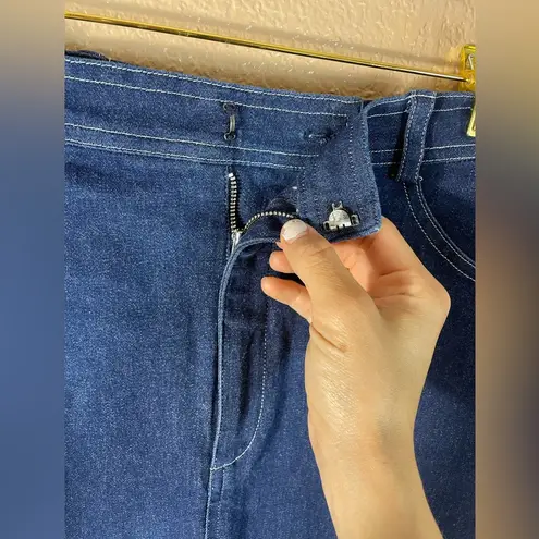 Ellen Tracy Vintage 90s Style Denim Maxi Skirt with Slit - 90s Chic Collection