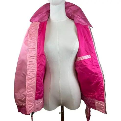Alpha Industries Pink Patchwork MA-1 Bomber Jacket – Women’s Size M – NWT $280