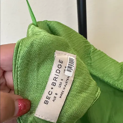 Bec & Bridge  Moon Dance Green Strapless‎ Maxi Dress