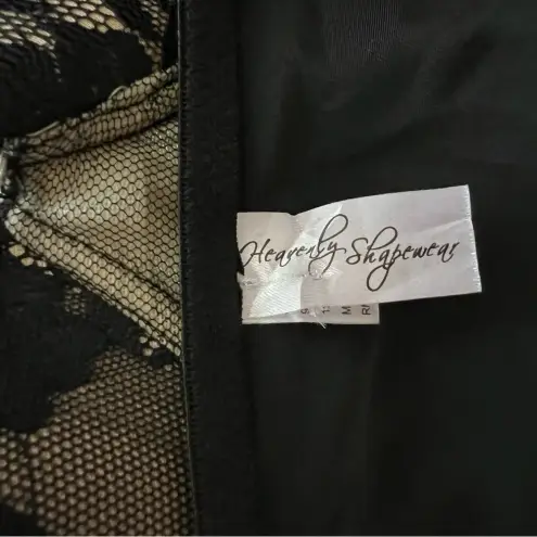 Women’s Heavenly Shapewear Black Lace Shapewear Lingerie Slip Dress size L EUC Size L