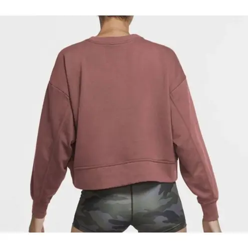 Nike  Dri-fit swoosh cropped sweatshirt size small