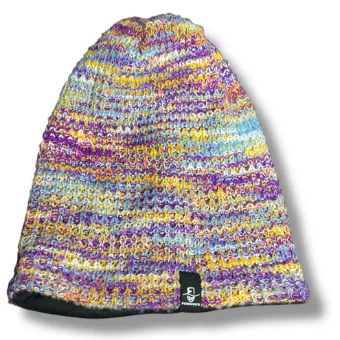 Forbusite Womens Beanie Knit Slouchy Winter Skull Cap Hat Purple Ski Snow Gear