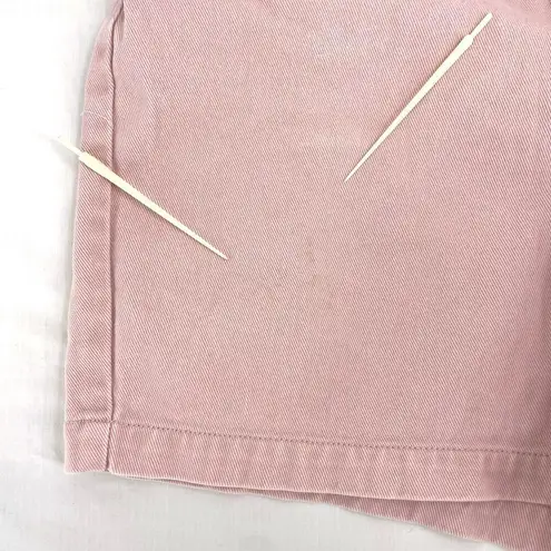 Gloria Vanderbilt Vintage Baby Pink Pastel High Rise Jean Shorts Retro Denim 12