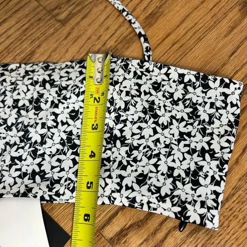 Bar III bar lll x Sofia Richie | Satin Halter Bralette Ditsy Print Size S NWT - Image 11