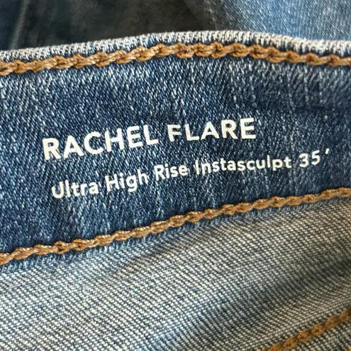 DL1961 Rachel Flare Ultra High Rise Instasculpt Denim Blue Jeans Size 26