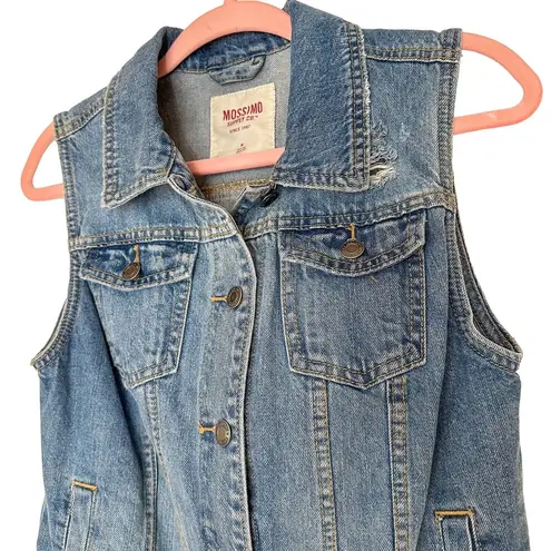 Mossimo Denim  Vest Medium Jean Vests