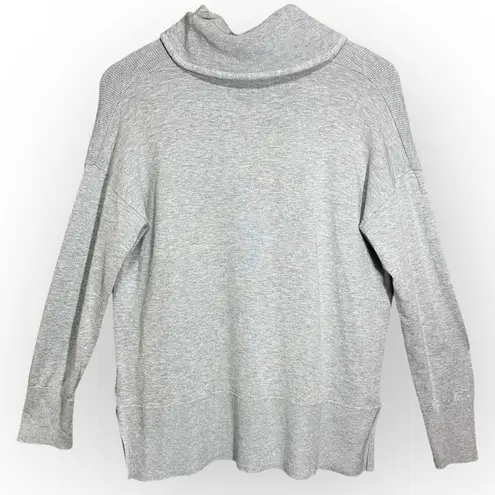 Ellen Tracy Light Gray Cowl Neck Knit Pullover Sweater Women’s Medium