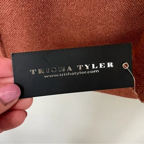Trisha Tyler NWT Rust Orange Brown Cowl Neck Sweater Petite Small Size undefined
