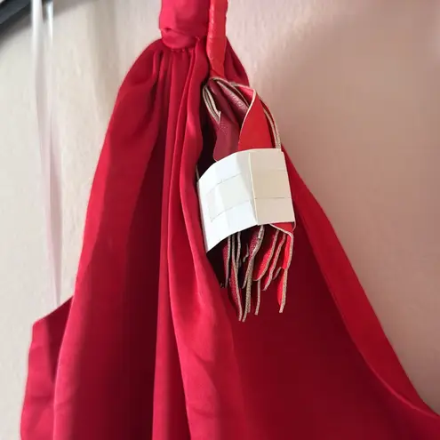 Halston Heritage HALSTON YULIA GOWN IN CRUSHED SATIN, Size 6, $845