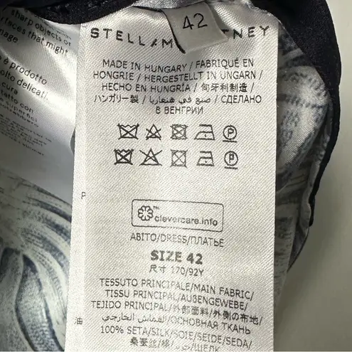 Stella McCartney  Andrea Sleeveless Silk Conch Shell Dress Size 42 EU (8 US)