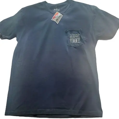 Indycar Women’s Navy Blue Nashville Cowboy Pocket Tee Size L NWT Size L