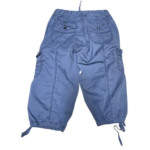 Unionbay Y2K  Grey Cargo Cropped Pants sz 0