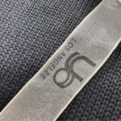 YA Los Angeles Hooded Fringed Long Cardigan Wrap by Black Purple Yellow Gray