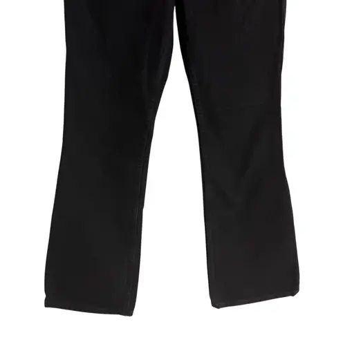 Ganni Betzy Black High Rise Bootcut Denim Jeans Size 28