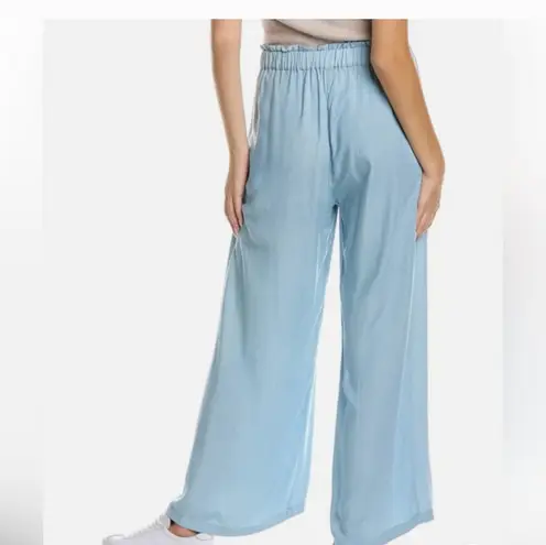 Johnny Was Paperbag Pants in Light Blue sz large NWT