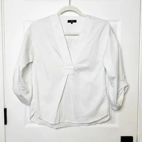 FRNCH V-Neck Pull On Cotton Top Size XS