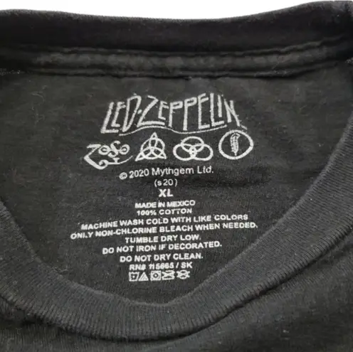 Led Zeppelin Shirt Size XL Band Tee Rock Tee 1977 North American Tour Graphic Tee Unisex