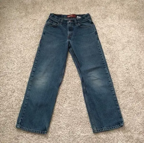 Levi's Vintage Levi’s 550 relaxed fit straight leg denim jeans, size 27”, w stain