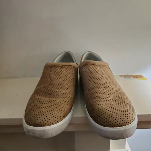 Kizik Vienna Brown Matte Nubuck Slip On Comfort Shoes Tan Size 11