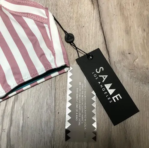 Same Los Angeles Divine Stripe Bikini Top