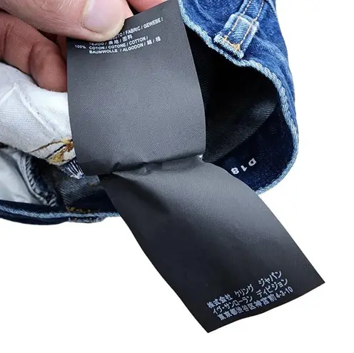 Saint Laurent NEW 100% Cotton Baggy Jeans Blue High Rise Size 27