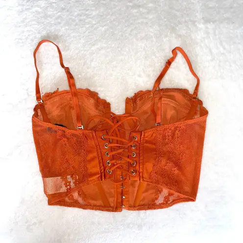 Edikted - Orange Payton Lace Corset