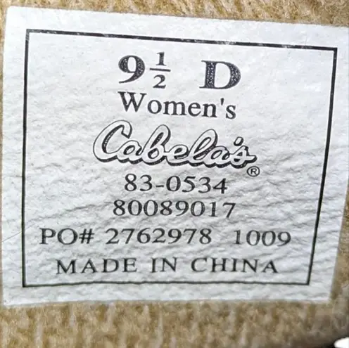 Cabela's Dry-Plus Thinsulate Hiking/Backpacking Boots EUC Size 9.5D S4011