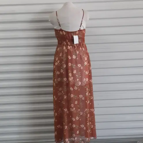 Velvet Torch Sundress Women's Size Large Floral Sleeveless Casual Summer Maxi