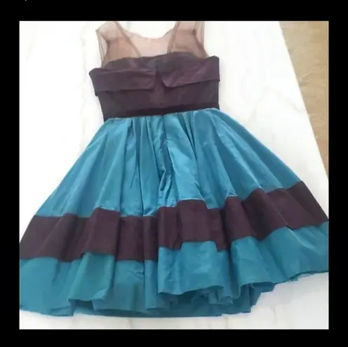 Betsey Johnson dress w petticoat ( unworn) vintage 80’s 90’s vintage Blue Size XS